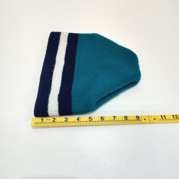Penthouse Knits Made In USA Winter Ski Hat Beanie Striped Knit One Size Vintage - Picture 8 of 8